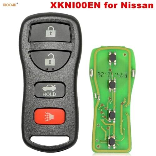 RIOOAK Xhorse XKNI00EN Wire Remote Key for Nissan Separate 4 Buttons (English Version) Working with VVDI MINI Key Tool