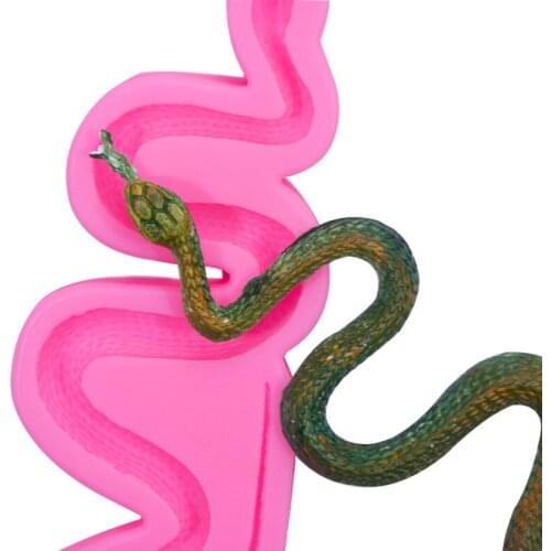 20*7*1.1CM DIY Sugar Craft Cake Snake Silicone Mold Fondant Mold Cake Decorating Tools Gum Paste Mold
