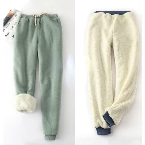 Женские флисовые брюки SLSHLYJ China At AliExpress