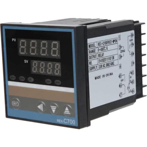 PID Thermostat Digital Display Temperature Controller Switch 220V REX-C700FK02-M x DA Temperature Meter