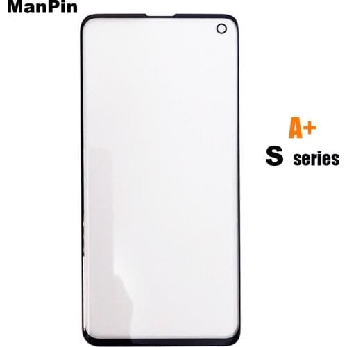 10Pcs/Lot Screen Panel Glass For Samsung S20 Ultra 10 9 8 Plus LCD Touch Display Front Lens Replace Broken Mobile Phone Repair