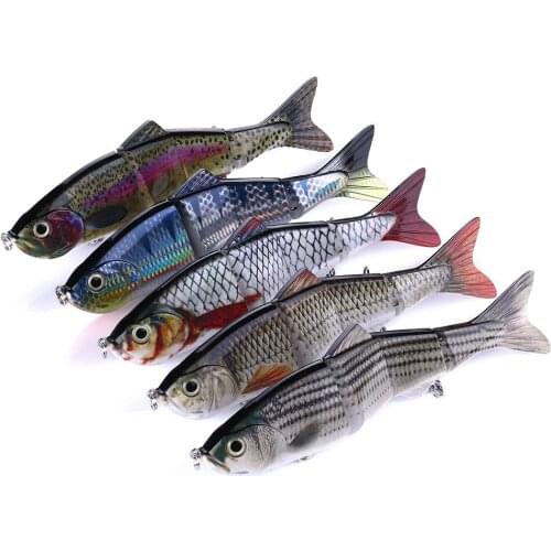 12cm 16.8g Pike Sinking Wobblers Fishing Lures Multi Jointed Swimbait 4 Segment Hard Artificial Bait For Fishing Sea Carp New