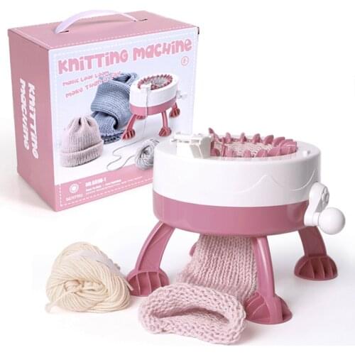 22 Needle DIY Hand knitting Machine childrens knitting machine toy yarn automatic sewing machine knitting tools scarf socks