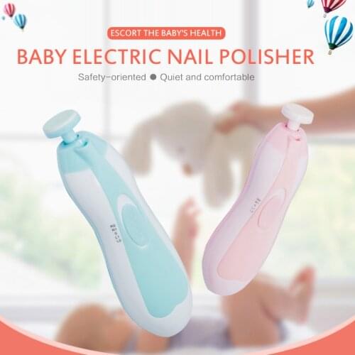 Baby Electric Nail Polisher 6-In-1 Multi-function Baby Manicure Grinding Machine Nail Care Baby Nail Clipper Baby Nail Care Kit