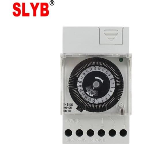 Good quality 24Hour Auto off Types Of 220v Analog Mechanical Weekly Time Control Switch TB370 Timer with Battery