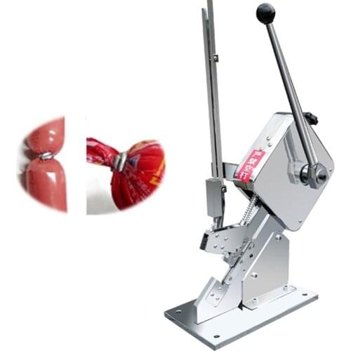 Sausage Clipper Machine Supermarket Packing Bags Grapefruit Tying Tightening Machine Sausage Clipping Machine With a Box Buckle