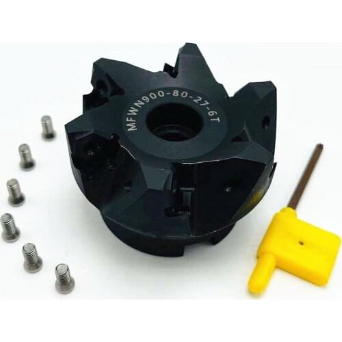 MFWN90 degree 50mm 63mm 80mm Heavy cutting milling high quality WNMU080608 carbide insert double-sided cutter CNC Milling cutter