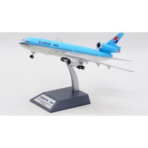 1:200 Scale Douglas DC-10-30 HL7316 Korean Air Airlines Plane Model Alloy Aircraft Diecast Plane for Collection Gift Collectible