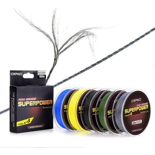 100m Monochrome Fishing Main Line High Strength Braided Outdoor Fish Gear 13lb-107lb