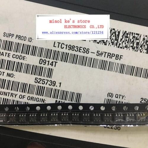 100%New original: LTC1983ES6-5#TRPBF LTC1983ES6-5#TRMPBF LTC1983ES6-5 LTYB - IC REG CHARGE PUMP -5V TSOT23-6