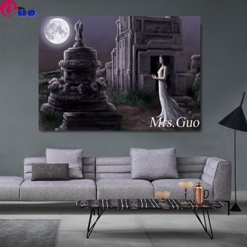 New 5D Gothic Art Vampire Rose Woman Square/Round Diamond Painting 5d diy Full Diamond Embroidery Home Decoration Mosaic Gift