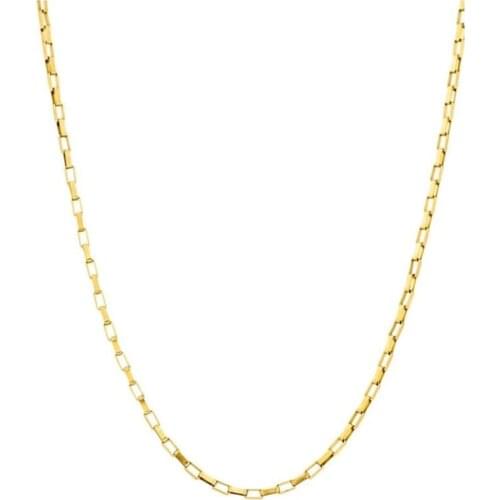 Mavis Hare Stainless Steel LOLI Necklace Sleek & chic Link Chain 40+5cm Consistent Necklace as Christmas day Gift