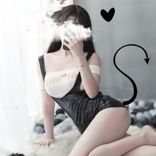 Sexy lingerie mini dress woman nightclub suspenders mini skirt sex skirt lingerie dress heat Internet celebrity exotic dancewear