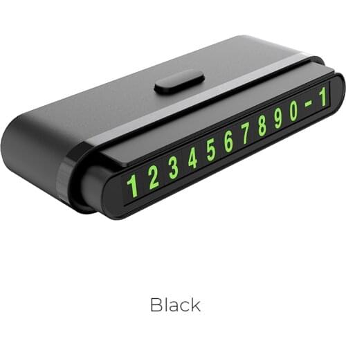 One-Click Hidden Parking Sign Emergency Stop Anti-Harassment Magnetic Digital Combination Car Special Mobile Phone Number Plate