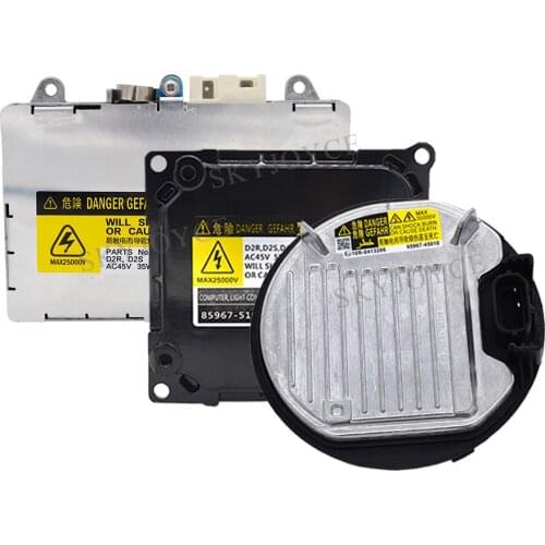 SKYJOYCE 1 Piece Xenon D2S D2R D4R D4S HID Ballast Control Unit 85967-45010 85967-51050 85967-50020 For D2S HID Bulb Ballast Kit
