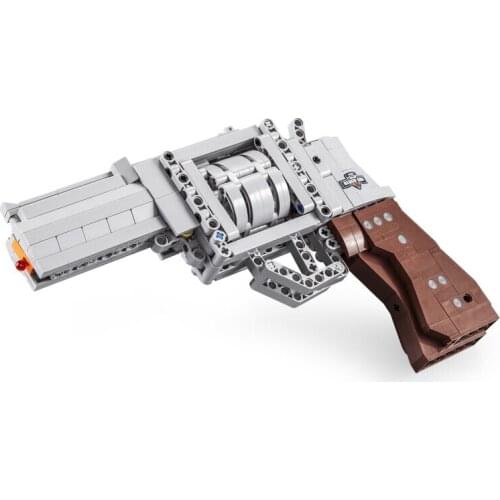 Building Blocks Tumblr Revolver Fake Gun Double Eagle Boy Toy Puzzle Insert Toy Male Revolver Toys for Kids Mini Figures Pistol