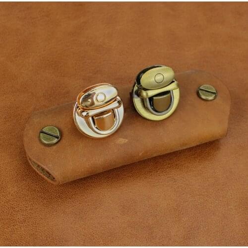 10Pcs Durable Buckle Womens Brand Mini Metal Clasp Twist Locks For Purse Hardware DIY Fashion Handbag Clutch Bag