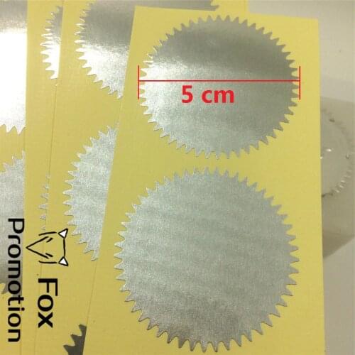 100pcs 5cm Shiny Silver Stickers Sticky Notes Cute Scrapbooking Gift Package Sealing Stickers for Cookie/Candy pack High Quality