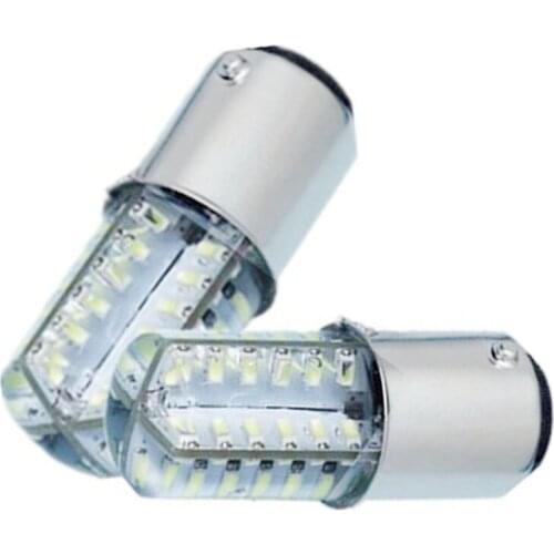 100pcs/Lot BA15D 1157 for Car LED Brake Lights Lamp 3014 48SMD White Red Parking Reverse P21W S25 White Bulb 12v