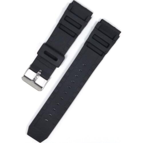 18 20 22mm Rubber Watch Band Strap For Casio Sport Diving Men Silicone Bracelet Stainless Steel Metal Pin Buckle watchband Belt