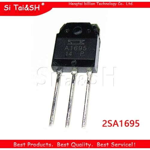 4PCS (2PCS=2SA1695 2PCS=2SC4468 )A1695 SC4468 TO-3P NPN integrated circuit
