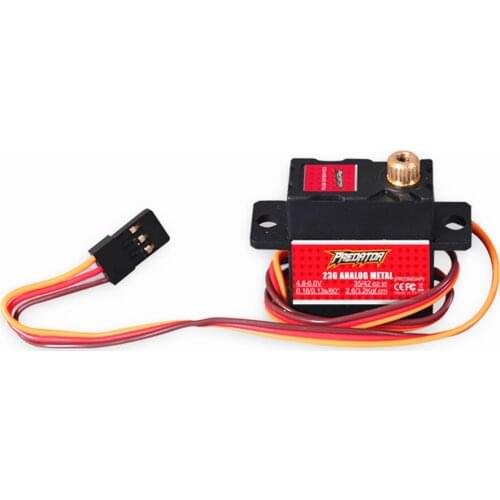 4PCS FMS Predator 23g Full Metal Gear Digital Analog Servo with 300mm Cable for RC Airplane Fixed-Wing Drones DIY Parts