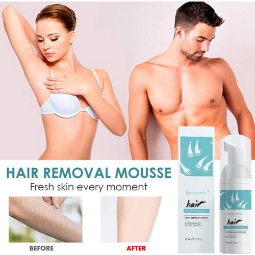 50ml Natural Plant Ingredients Fast Body Gentle Moisturizing Hair Removal Spray Mild Moisturizing Non-Irritating