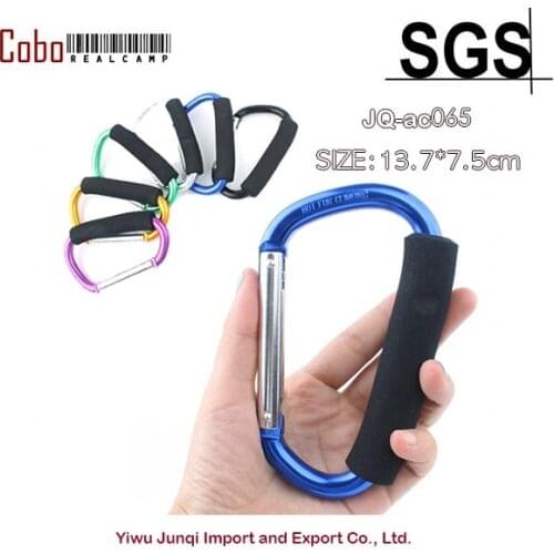 Aluminum Big D Screw gate camping outdoor Carabiner Kara biner tent Climbing Equipment