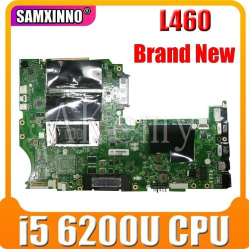 BL460 NM-A651 motherboard For Lenovo ThinkPad L460 laptop FRU motherboard 01AW259 CPU i5 6200 DDR3 BL460 mainboard motherboard