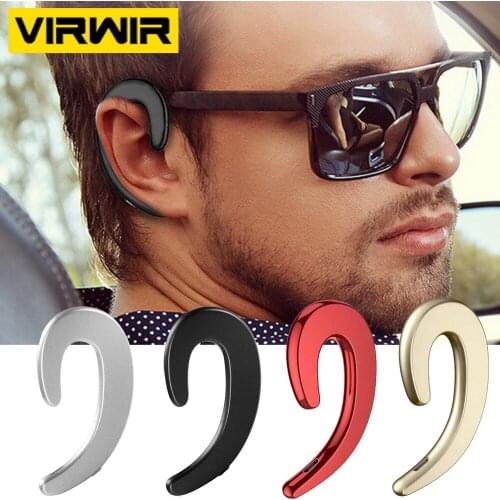 Ear Hook Bone Conduction Bluetooth phone Headset Wireless Handsfree Earphone Women Men Sport Waterproof Music Headphone With Mic