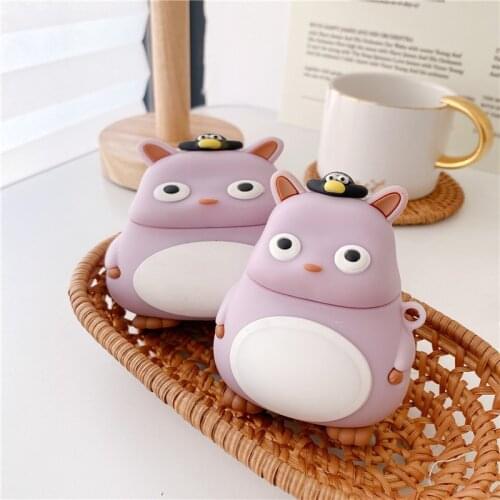 Spirited Away Japanese Anime Bluetooth Wireless Earphone Earphone Cases for Apple Airpods 1 2 Pro Case