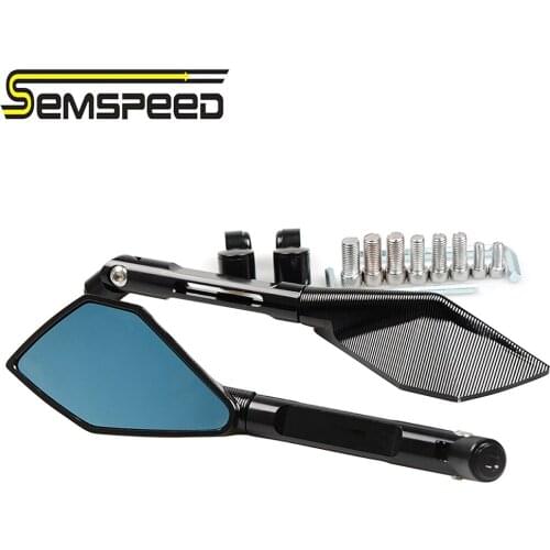 CNC motorcycle rearview Side Mirror For Honda For Kawasaki Z750 Z800 Z1000 For Suzuki Ducati yamaha yzf r6 r1 MT07 09 FZR 400