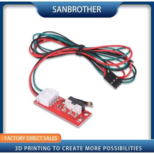 3D Printer Parts Endstop Mechanical Limit Switches with 3 Pin 70cm Cable RAMPS 1.4 Control Board Part Switch 1pcs