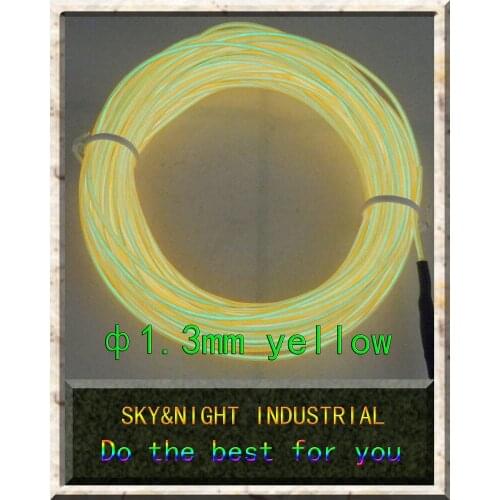El neon light 1.3mm-50m yellow+220v inverter+free shipping+high quality
