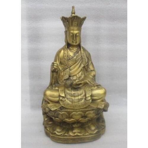 Chinas rare bronze buddhist exorcism earth treasure bodhisattva statues