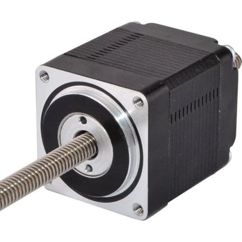 Nema 11 Non-captive Linear Stepper Motor 4-lead 34mm Stack 0.75A Lead 2mm/0.07874" Lead Screw Length 100mm