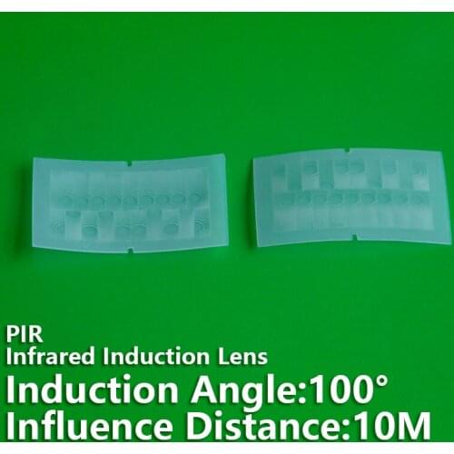 Fresnel lens Infrared induction 100° induction angle 10M distance PIR lens high sensitivity Infrared sensing of human body