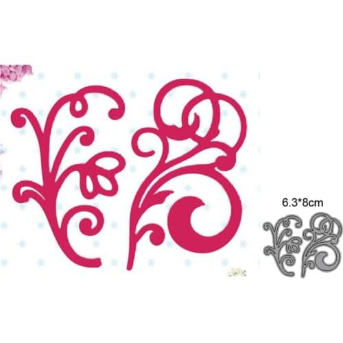 2021 Metal Cutting Dies Cut Mold Lace Vine Strip Decoration Scrapbooking dies Paper Craft Knife Mould Blade Punch Stencils dies