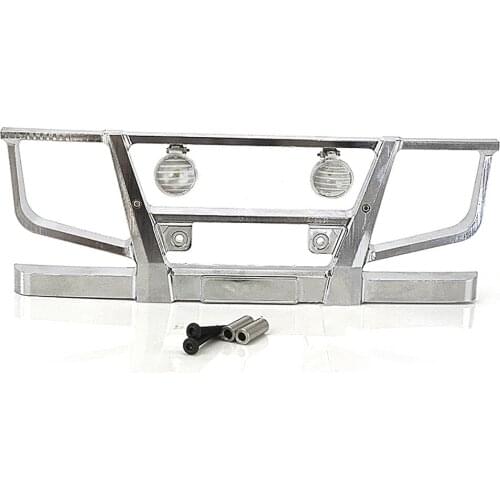 Metal Front Bumper Crash Barrier for 1/14 Volvo Truck Tamiya Tractor Model Car Accessories