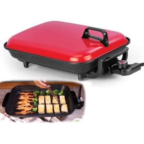Multifunction Electric Baking Pan Fish BBQ Grill Smokeless Non-stick BBQ Plate Maifanshi Good Oven Cooker