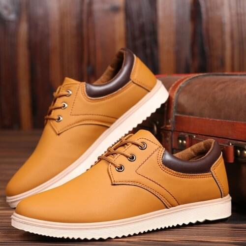 Fashion Men Oxfords Leather Dress Shoes Brogue Lace Up Mens Casual Shoes Luxury Brand Moccasins Loafers Men Platform Shoes