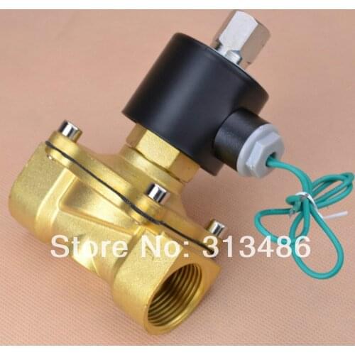Normal Open type Brass Part Electric Solenoid Valve N/O 1
