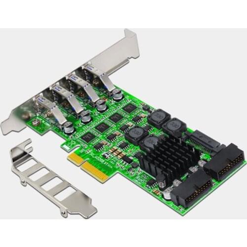 Add On Card PCI Express USB 3.0 PCI-E 19 Pin USB 3.0 Adapter PCI-E to USB 3.0 Controller PCI E PCIE USB3.0 Expansion Card for PC