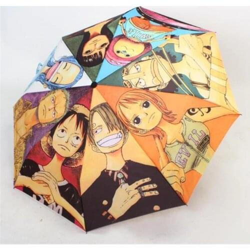 Christmas Gift Anime Umbrella Folding Creative Umbrella Personality Cartoon Theme Umbrella