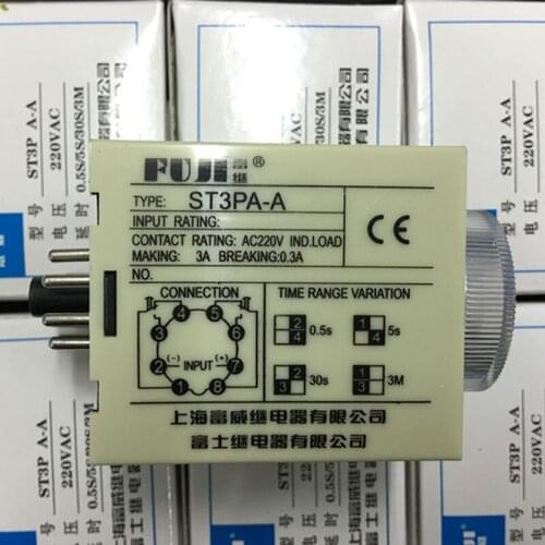 ST3PA-A 220VAC 0.5S / 5S / 30S / 3M time relay