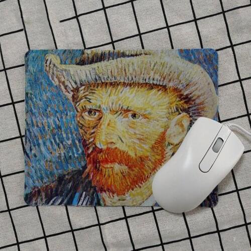 High Quality Great Famous Art Van Gogh Keyboard Gaming MousePads Smooth Writing Pad Desktops Mate Gaming Mouse Pad
