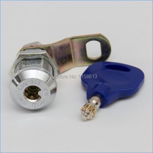 10 pieces 27mm hot sale keyed differently cylinder cabinet showcase drawer cam lock