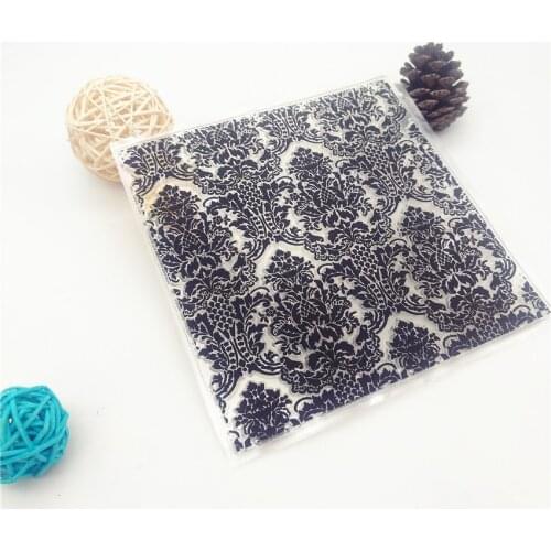 14*14CM Flower Fountain Transparent Seal Clear Stamps Silicone Seal Roller Stamps DIY Scrapbook Album / Card Christmas Wedding