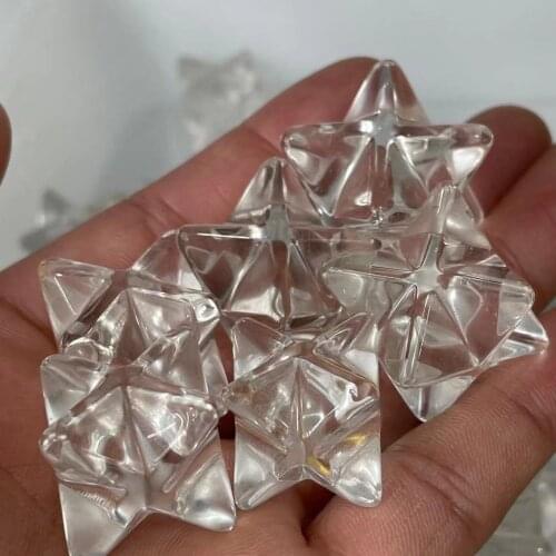 20mm Quartz Crystal Merkaba Orgone Reiki Gemstone Spiritual Healing Sacred