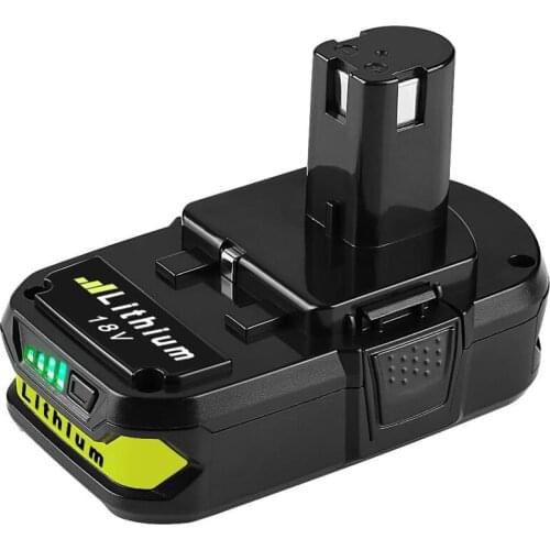 2000mAh 3000mAh P108 Batteries Replacement for Ryobi Lithium Battery ONE+ P102 P103 P104 P105 P106 P107 P108 P109 P190 P191 P122